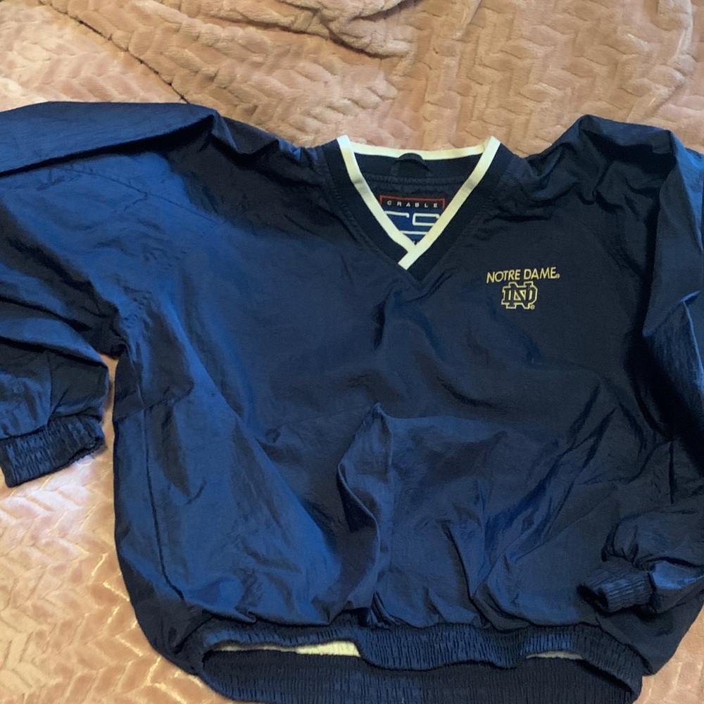 Navy Blue Notre Dame Jacket